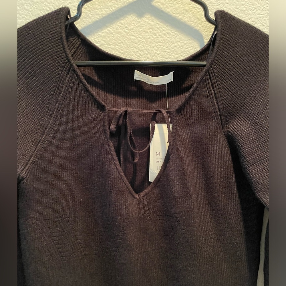 NWT Oak + Fort V-neck Sweater - Picture 3 of 6